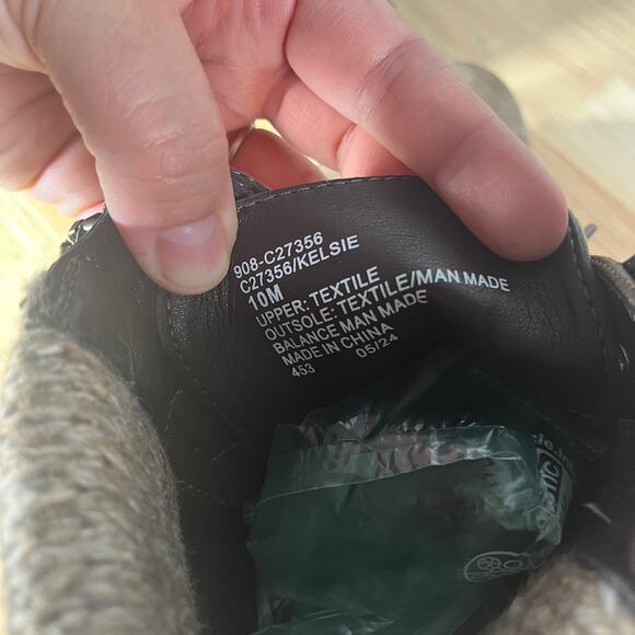 Cliffs by White Mountain Kelcie Zip Up Hiking Outdoor Boots Lace Up Size 10 Walk - Picture 7 of 15